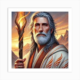 Ronan Mentor Portrait Art Print