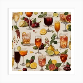 Default Drinks In Connection With Certain Events And Holidays 2 Art Print
