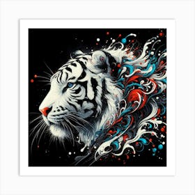 White Tiger 8 Art Print