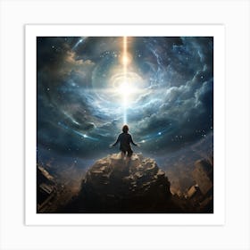 Mankind Breaking Through The Firmament #10 -Juangisme Art Print