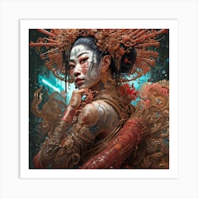 Chinese Woman 3 Art Print