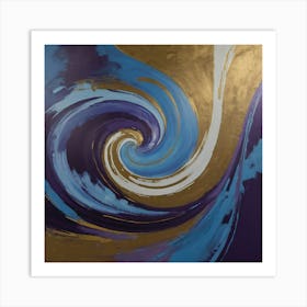 Swirl Paintings Art Print Art Print