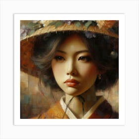 Asian Woman 1 Art Print