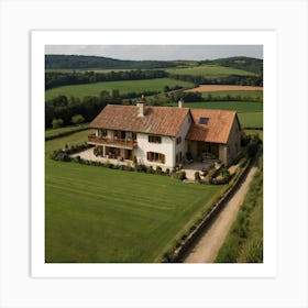 House In The Countryside Art Print