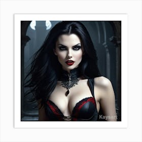 Gothic Beauty 3 Art Print