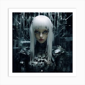 Cybernetic Woman 4 Art Print