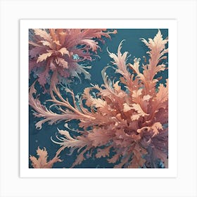 Coral Bloom Art Print