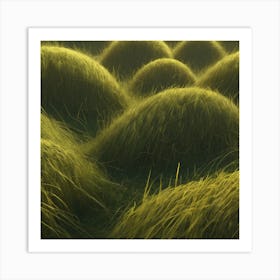 Grass Field 21 Art Print