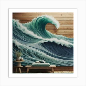 Wave Painting Art Print