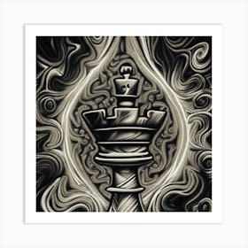 Chess Piece Art Print