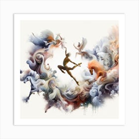 Movement. Art Print