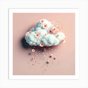 Cherry Blossom Cloud 2 Art Print