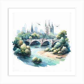 River of Thames 1 Art Print