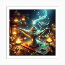 Enchanted Lamp Art Print