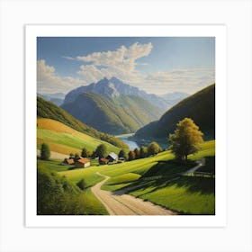 Switzerland 9 Art Print