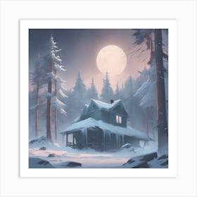 House In The Woods 2 Art Print