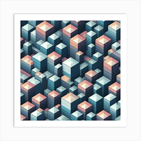 Abstract Cityscape 4 Art Print