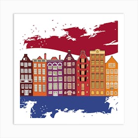 Amsterdam Skyline 1 Art Print