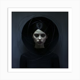 Woman With A Hat Art Print