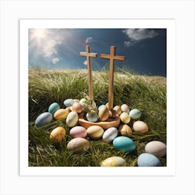 Easter Eggs 2 Art Print