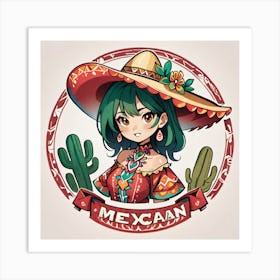 Mexican Girl 77 Art Print