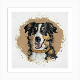 Australian Shepherd Art Print