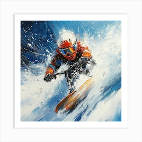 'Snowboarder' Art 1 Art Print