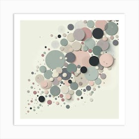 Abstract Circles 9 Art Print