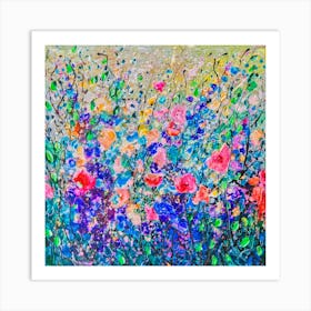 Colorful Flowers Art Print