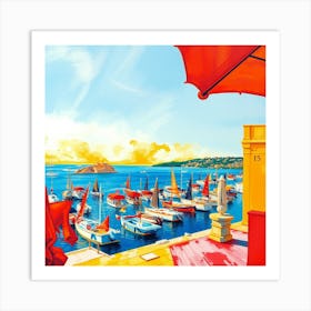 Côte D'Azur Art Print