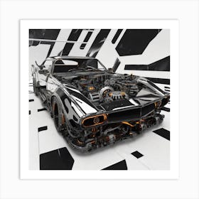 Futuristic Car 2 Art Print