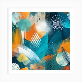 Abstract Painting 21 Art Print