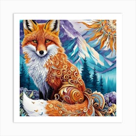 Ninetalefox Art Print