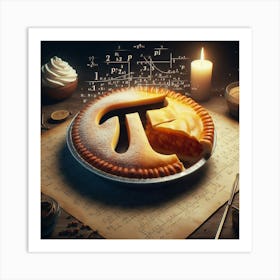 Pi Pie 1 Art Print