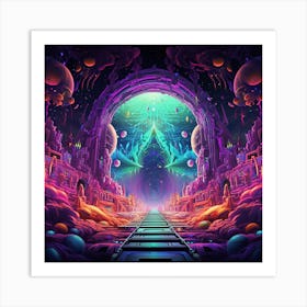 Psychedelic Painting 1 Art Print