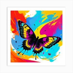 Colorful Butterfly 74 Art Print