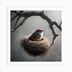 Bird Nest Art Print