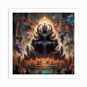 Demon Throne Art Print