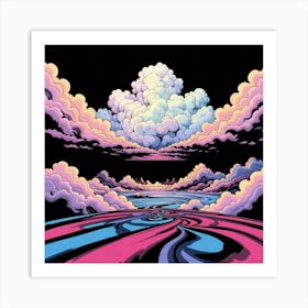 Sky Is Blue Art Print