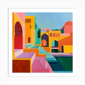 Abstract Travel Collection Jaipur India 3 Art Print