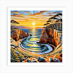 Flinders Chase National Park Australia Cubism Art Art Print