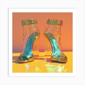 High Heeled Shoes Art Print