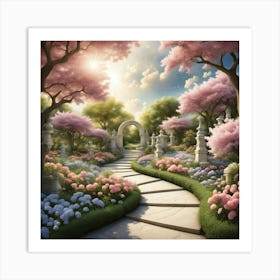 Sakura Blossoms 4 Art Print