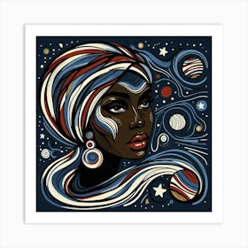 Miralyn Celestial Portrait Art Print