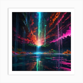 Waterfall 1 Art Print