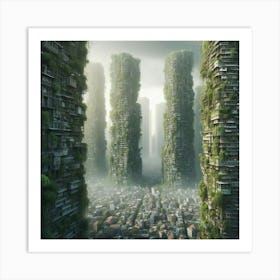 Futuristic Cityscape 3 Art Print