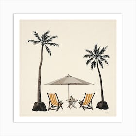 Palm Trees 2 Art Print