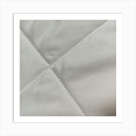 White Quilt 1 Art Print