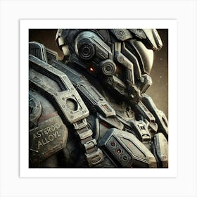 Asterian Astroguards Asteroid Alloy Armor Art Print