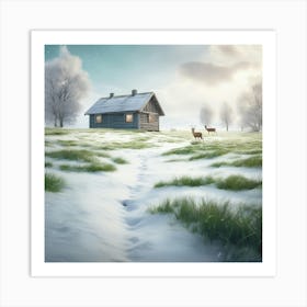 Winter Landscape 5 Art Print